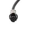GX12 7 Pin Câble d\'aviation féminin IP67 Plug d\'air imperméable à l\'eau avec câble d\'extension 1M