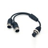 GX16 2 Pin Straight Cable Female to Male Y Type 1 to 2 20cm