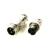 Male Female Plugs 3 Pin GX12 Butt Joint Connector Straight Cable Plug 5sets