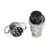 16mm Aviation Plug Connector 2 Hole Flange GX16 9 Pin Male and Female Aviation Connector