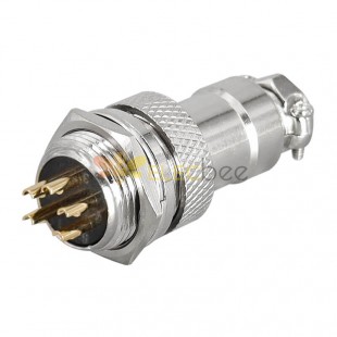 GX16 5 Pin Aviation Connector Reverse Type Male and Female Circular Connector Back Mount Solder Type