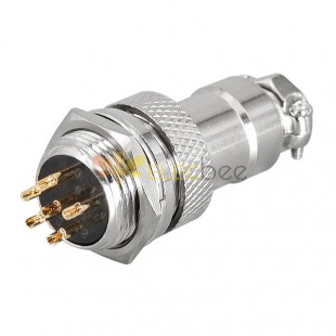 GX16 6Pin Aviation Connector Reverse Type Male Plug and Female Socket Back Mount Solder Type for Cable