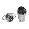 GX16 Connector 8pin Male and Female 2 Hole Flange Aviation Plug and Socket Solder Type