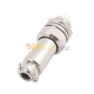 7 Pin Male and Female Connectors Dia 12mm Straight GX12 Male Female Aviation Connector 5sets