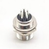 GX12 Circular Connector 5 Pin Solder Cable Front Mount Straight Male Panel Receptacles