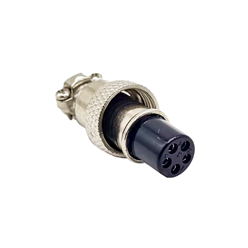 GX12 Female Connector 5 Pin GX12 Straight Circular Aviation Cable Connector 10pcs