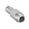 GX12 6 Core Aviation Connector Male and Female Straight Metal Wiring Aviation Plug