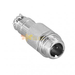 GX12 Circular Connector Male Aviation Plug 2Pin Cable Wires Aviation Connector