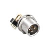 GX12 Standard Type Connector GX12-4 Pin Right Angled Male Socket for PCB