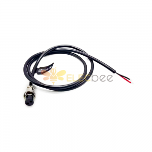 10pcs 2Pin GX16 Cable Cordset Female Aviation Plug with 1M Cable