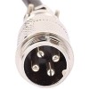 10pcs 4 Pin Cable Assemblies GX16 Air Homme Homme Aviation Socket Plug Cable 1M