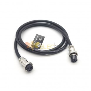 10шт 7 Pin GX16 женский двойной конец кабельного кабельного разъема электрический кабель 1M