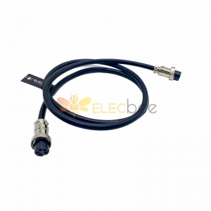 10pcs Femme à Femelle GX16 5 Pin Cable Cordset Air Plug Female Aviation Socket Connector Câble 1M