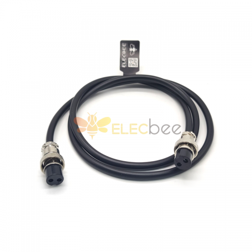 10pcs GX16-2 Pin Doppia Air Plug Air Cable Air Socket Connector Plug Cable 1M