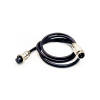 10pcs GX16-2 Pin macho a cable hembra Cable cable 16mm conector de aviación con cable de 1M cable