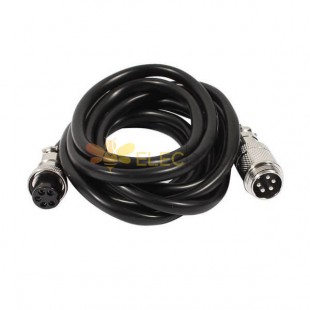 10pcs GX16-5 Pin Male to Female Air Plug Cable 1M