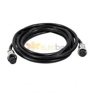 10pcs GX16-6 Pin женщины к женщине Двойной Завершенная сборка Подключаемые кабели 1M