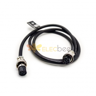 10pcs GX16 9 Pin Air Plug Kabel Doppel weibliche Aviation Connector elektrisches Kabel 1M