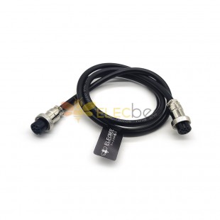 Aviation Cable 10 pin GX16 Double Ended Female Plug Circular Aviation Plug Extension Cable 1M
