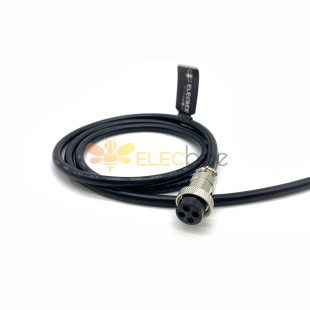 Aviation Cable 4 Pin Single Ended Cable GX16 Female Plug Cable 1M