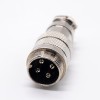Aviation Connector Market GX16-4P Homme Socket Straight IP55 Waterproof Docking Cable Connector