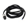 Aviation GX16 2 GX16 Cable Cordset Female Plug with 1M Cable
