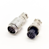 Aviation Plug Cable GX16 10 Pin Wire Connector Straight Male and Female