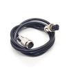 Coax Extension Cable Male to Female GX16 Plug Cable 7 Pin Aviation Socket Plug Cable 1M