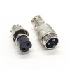 GX16 2P Connector Straight Male Female Docking Cable Connector Waterproof