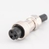 GX16 3 Core Aviation Connector Male and Female Straight Metal Wiring Aviation Plug IP67 Waterproof
