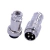 GX16 4 Aviation Connectors Metal Straight Butt-Joint Male and Female Connector