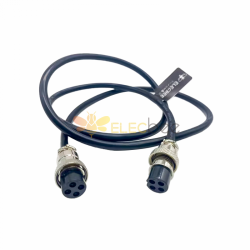 GX16 4 Pin Aviation Cable Assemblies Air Male Female Connector Plug Cable 1M 6m