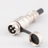 GX16 4 Pin Male and Female Docking Cable Connector Straight Metal Circular Connector IP67 Waterproof