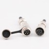 GX16 6 Core Aviation Connector Male and Female Straight Metal Wiring Aviation Plug IP67 Waterproof