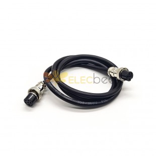 GX16-6 Pin Female to Female Double Ended Assembly Plug Cables 1M
