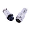 GX16 Connector 7 Pin Male Female Plug Wiring Cable Connector Straight