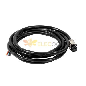 GX16 Conector Cad Female Extension Cable 6 Pin Aviation Conector Cabo 1M