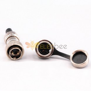 GX16 2 Pin Aviation Connector IP67 Waterproof Reverse Type Male and Female Back Mount Solder Type