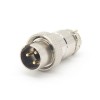 GX16 3 Broches Reverse Straight Male Plug Connector pour câble