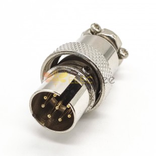 GX16 8 Pin havacılık Konektörü Ters Düz Erkek Fiş Kablo için