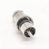 GX16 8 Pin aviação Conector Reverse Straight Male Plug For Cable