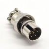 Conector GX16 6 Pin Reverse Straight Male Plug For Cable