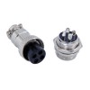 10pcs GX16 4 Pin Conector Straight Male Female Metal Connector