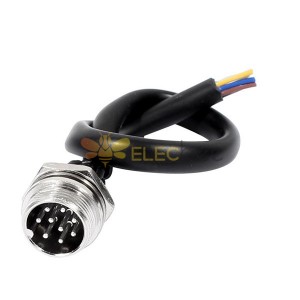 10pcs GX16 Aviation Plug Threads Stecker Stecker 9Pin wasserdichtes elektrisches Kabel 1M