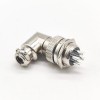 10pcs GX16 Right Angle Connector 4 broches Male Socket et Female Plug