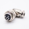 Connector GX16 7 Pin Right Angle Male Female PCB Mount