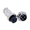 GX16 4 Pin Connector Straight Male Female Metal Connector