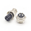 GX16 4 Pin Connector Straight Male Female Metal Connector Male Socket