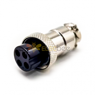 GX16 4 Pin Connector Straight Male Female Metal Connector