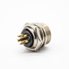GX16 5 Pin Connector Reverse Type Socket Back Mount Female Straight Solder Cable